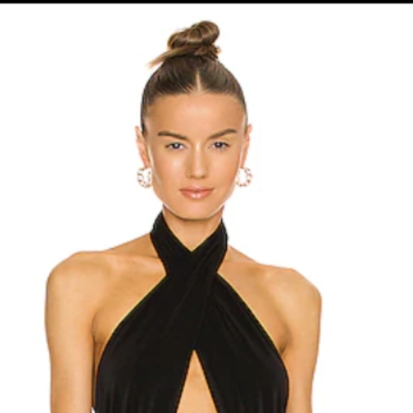 PLT Black criss cross Bodysuit - Picture 2 of 8